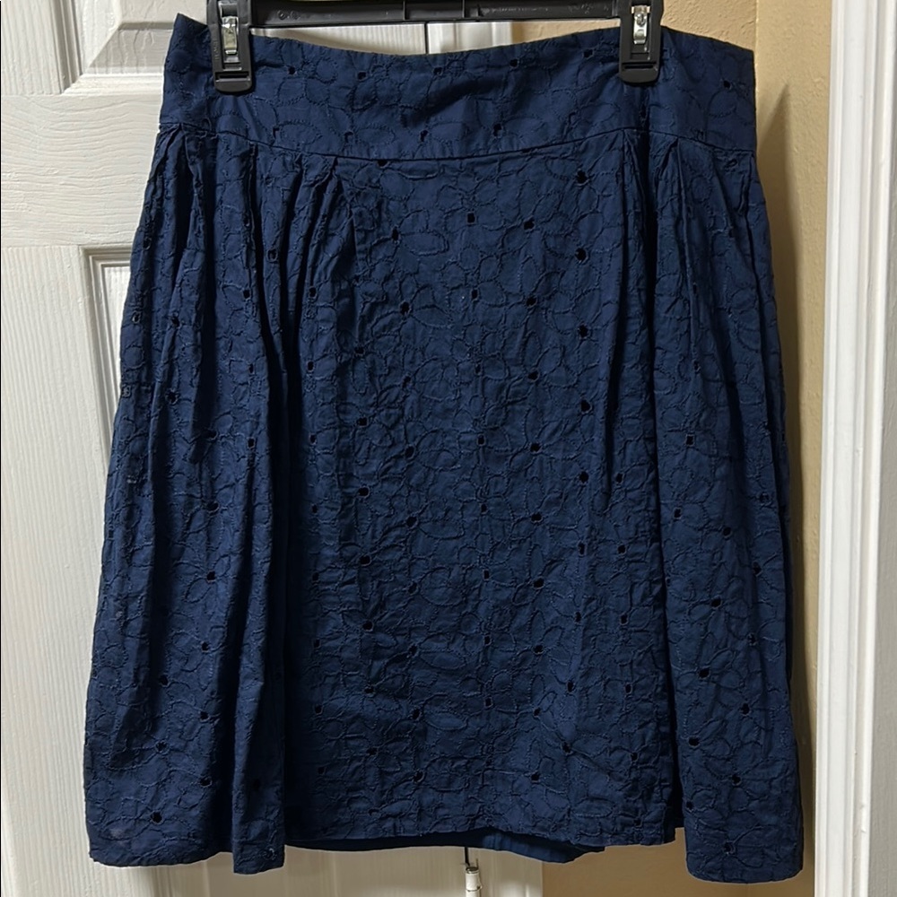 Isaac Mizrahi Blue Knee-Length Bubble Skirt